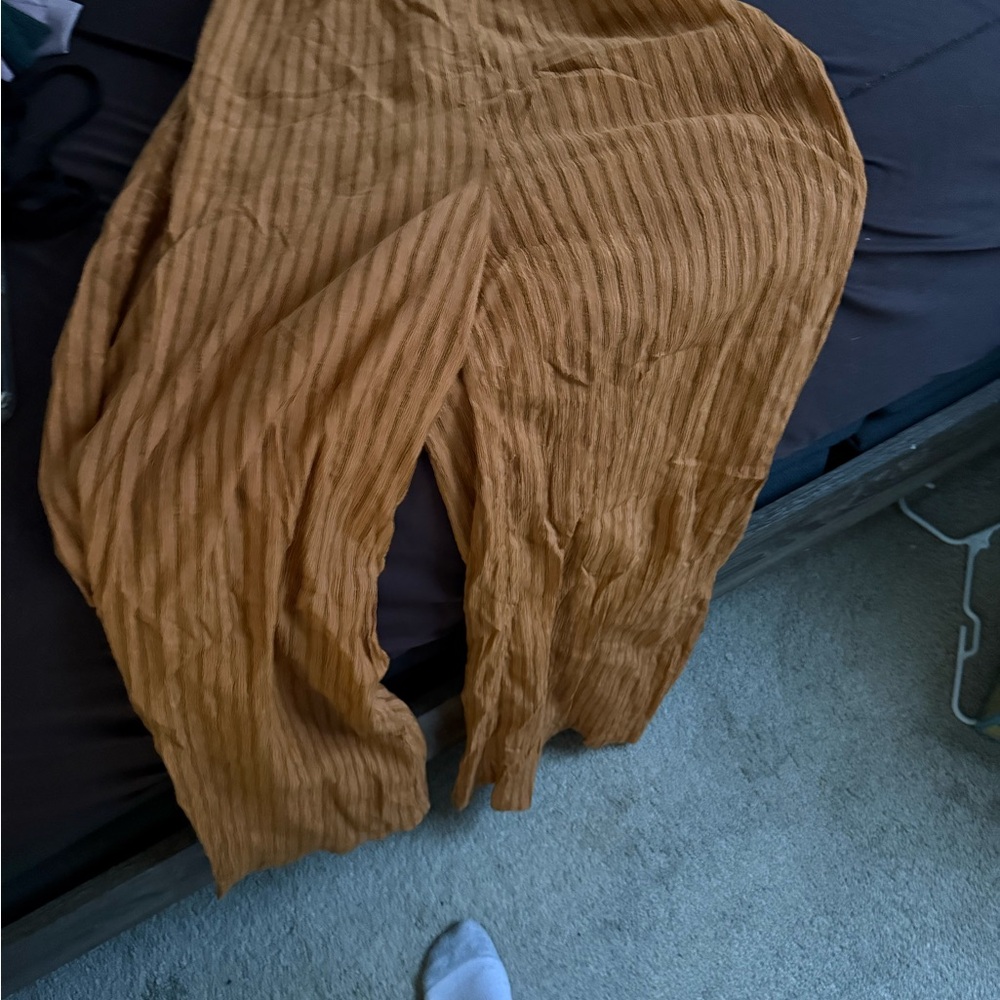 Striped Brown Pants